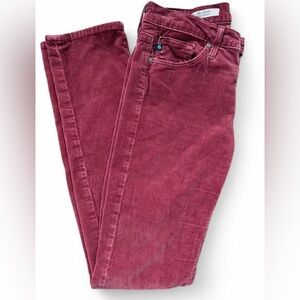 Pre Loved AG Adriano Goldschmied The Stevie Slim Straight Corduroy Pants